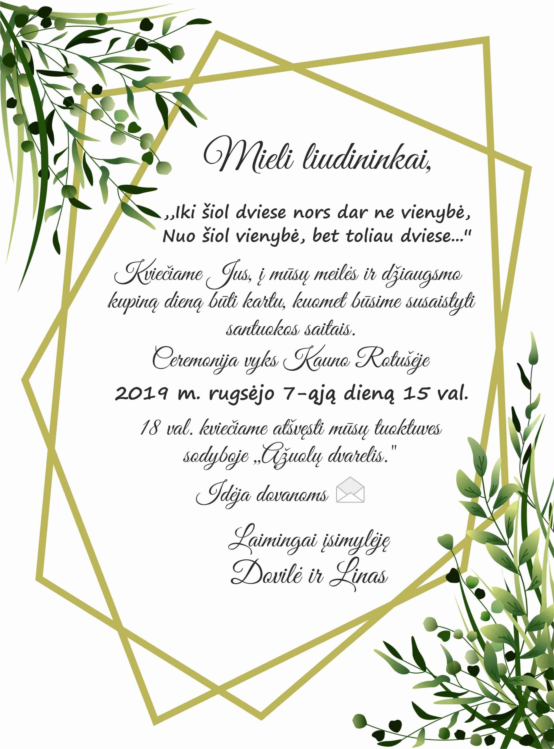 vestuvių kvietimai vestuvių kvietimai